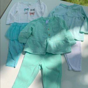 Three 6M Carters Outfits